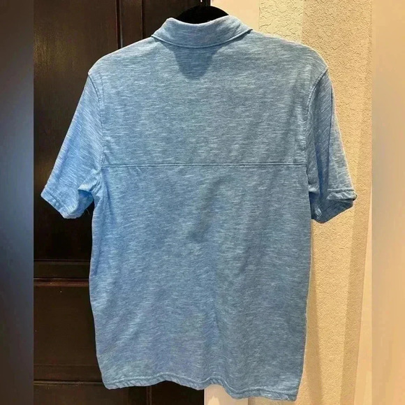 Hurley Men’s Performance Short Sleeve Polo- Blue- Size Medium - Picture 2 of 5